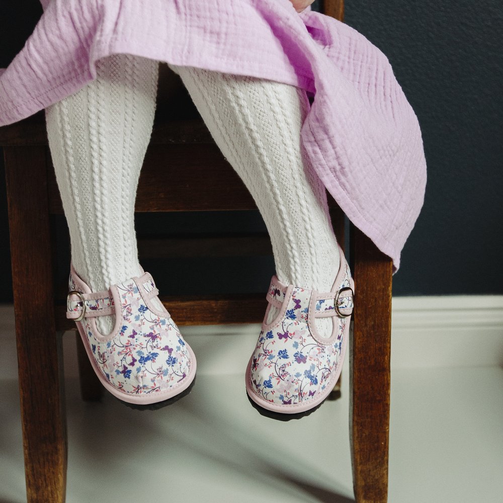 Flower Pattern Shoes for Girls & Chestnut Ankle Boots for Kids | Moana