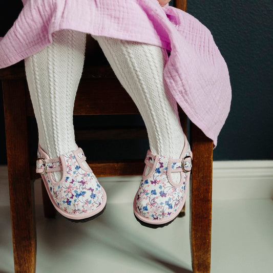 Flower Pattern Shoes for Girls & Chestnut Ankle Boots for Kids | Moana