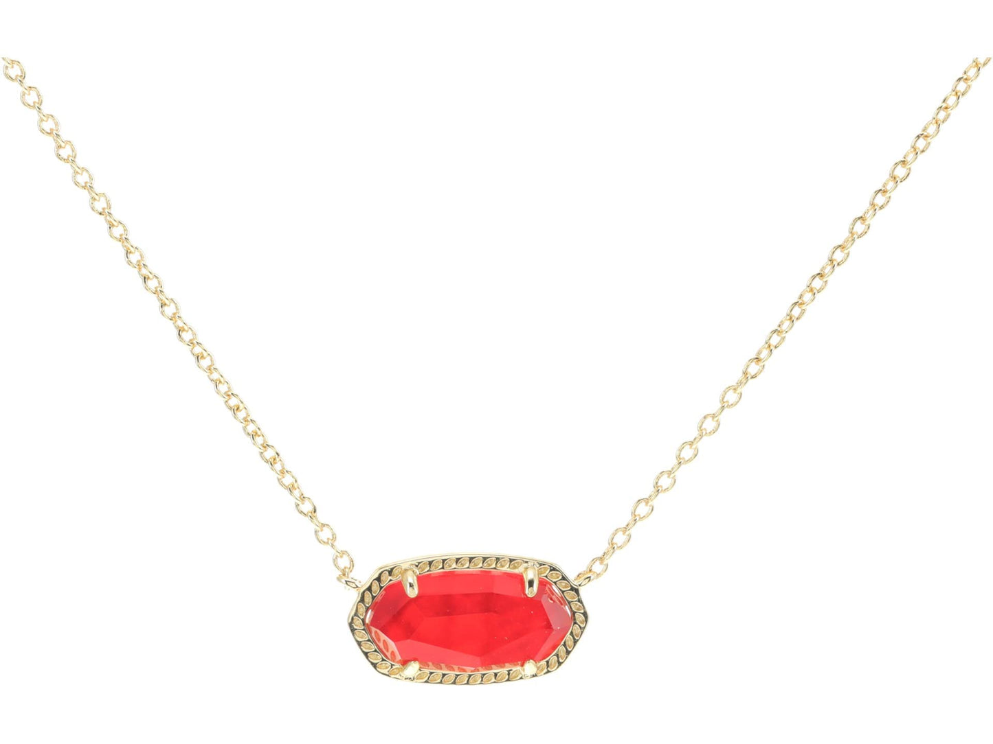 Kendra Scott Elisa Pendant Necklace - 14k Gold Plated Delicate Fashion Jewelry for Women