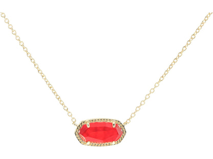 Kendra Scott Elisa Pendant Necklace - 14k Gold Plated Delicate Fashion Jewelry for Women