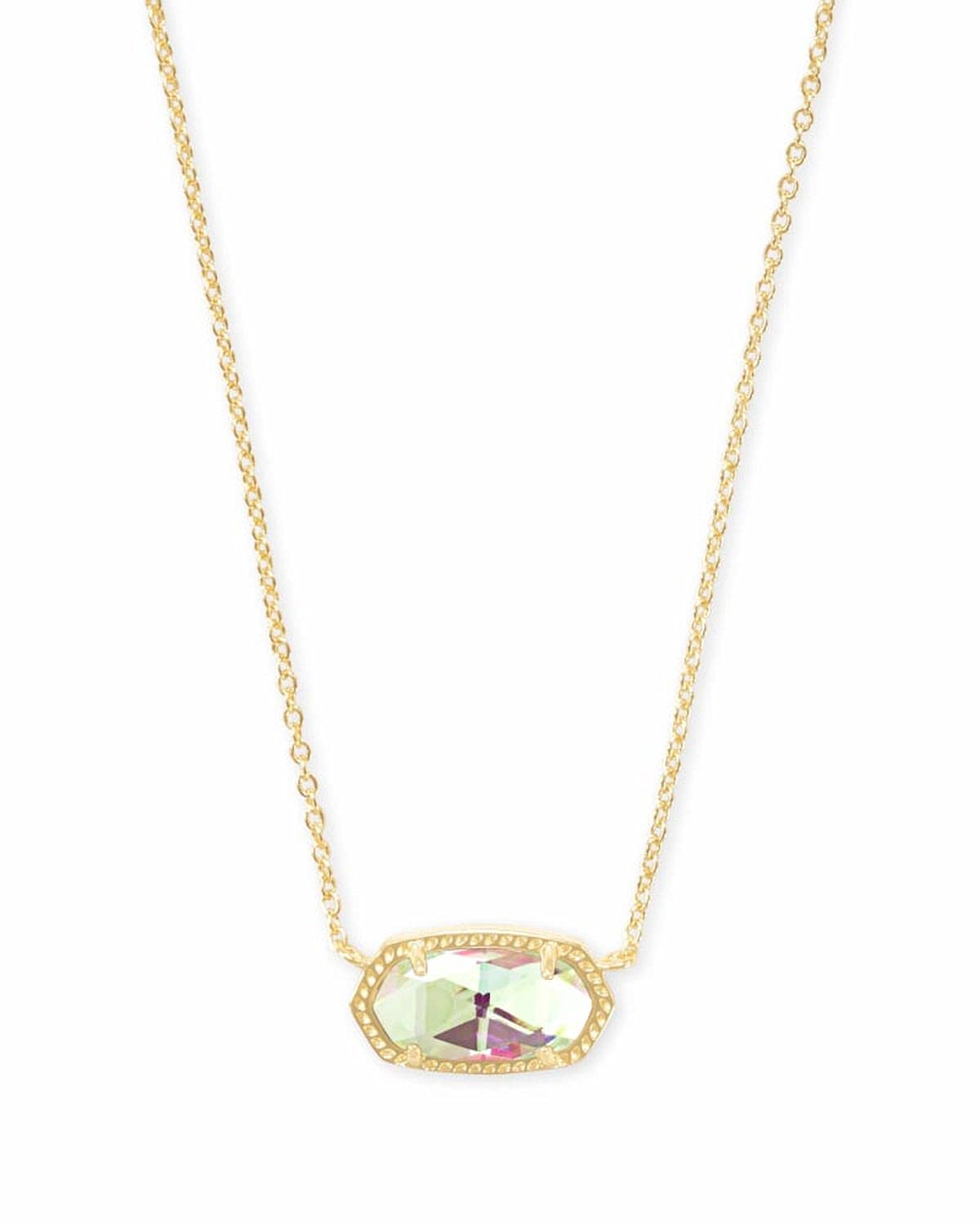 Kendra Scott Elisa Pendant Necklace - 14k Gold Plated Delicate Fashion Jewelry for Women