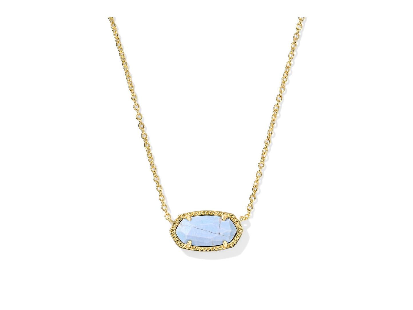 Kendra Scott Elisa Pendant Necklace - 14k Gold Plated Delicate Fashion Jewelry for Women