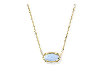 Kendra Scott Elisa Pendant Necklace - 14k Gold Plated Delicate Fashion Jewelry for Women