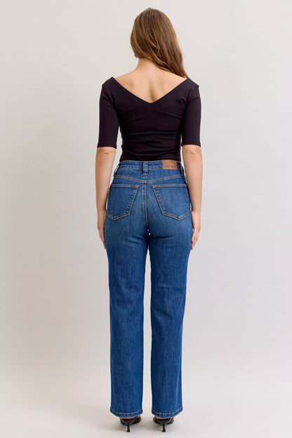 Judy Blue High Waist Tummy Control Straight Jeans