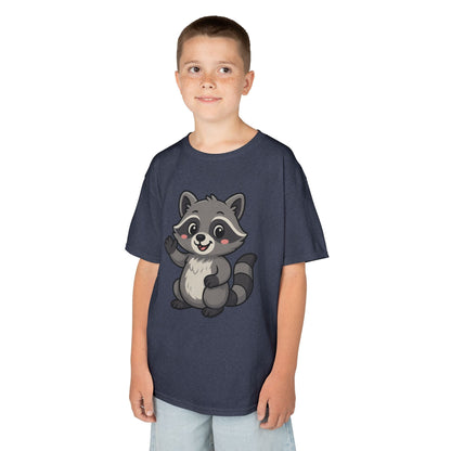 Cute Raccoon Kids T-Shirt, Fun Animal Graphic Tee for Boys and Girls, Birthday Gift, Playful Party Wear, Everyday Casual Shirt, Nature [...]