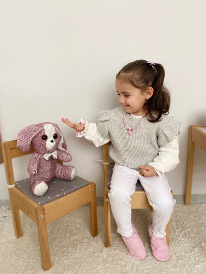 Organic Cotton Corduroy Home Nursery Moccasin Shoes , Pink