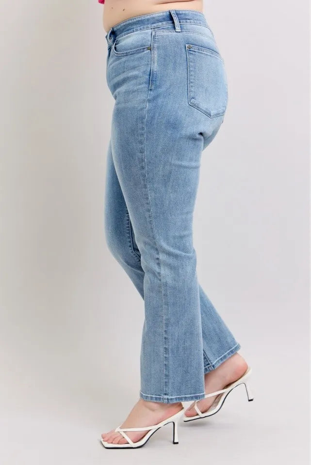 Judy Blue Plus Size High Waist Dad Jeans