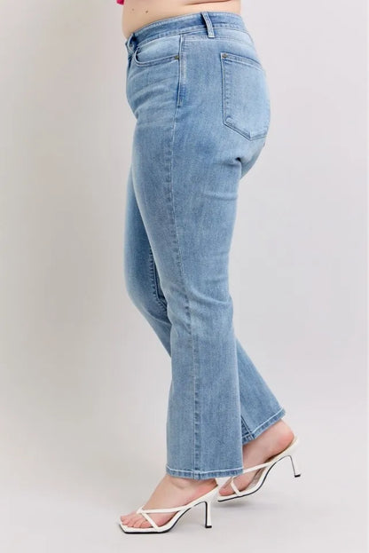 Judy Blue Plus Size High Waist Dad Jeans