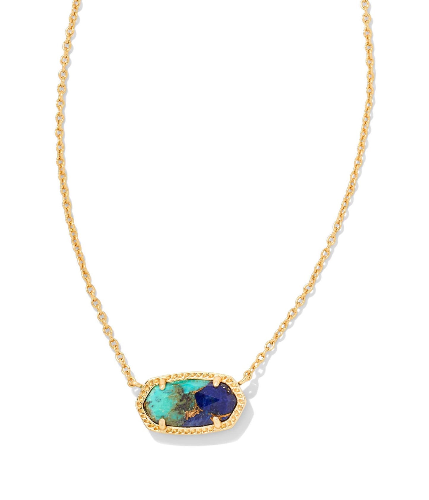 Kendra Scott Elisa Pendant Necklace - 14k Gold Plated Delicate Fashion Jewelry for Women