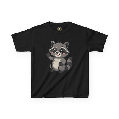 Cute Raccoon Kids T-Shirt, Fun Animal Graphic Tee for Boys and Girls, Birthday Gift, Playful Party Wear, Everyday Casual Shirt, Nature [...]