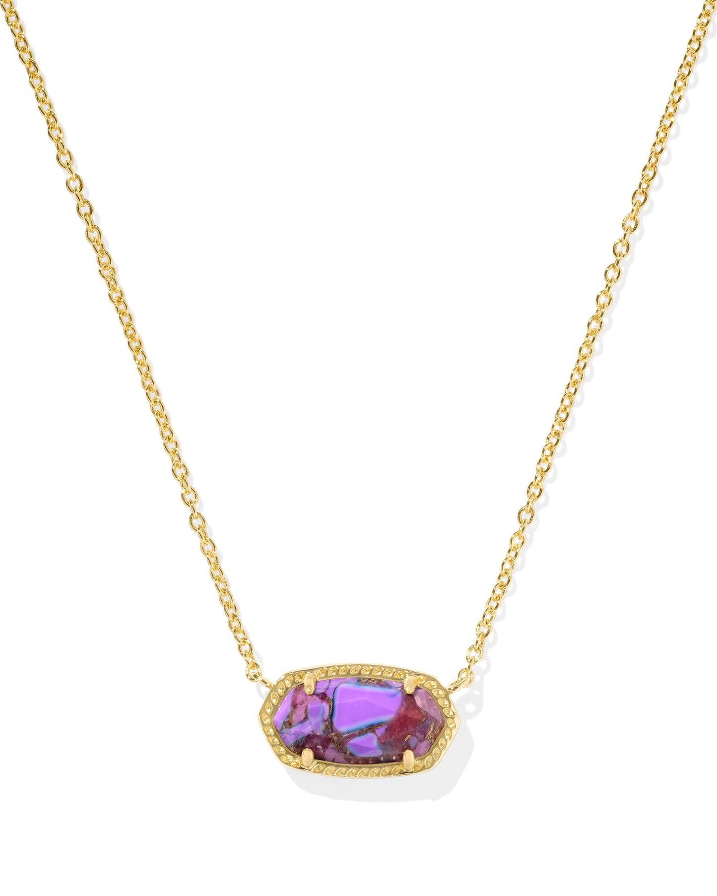 Kendra Scott Elisa Pendant Necklace - 14k Gold Plated Delicate Fashion Jewelry for Women