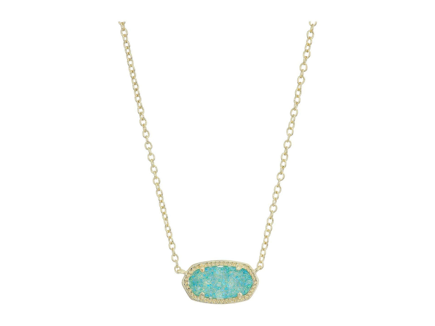 Kendra Scott Elisa Pendant Necklace - 14k Gold Plated Delicate Fashion Jewelry for Women