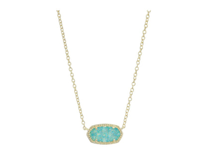 Kendra Scott Elisa Pendant Necklace - 14k Gold Plated Delicate Fashion Jewelry for Women