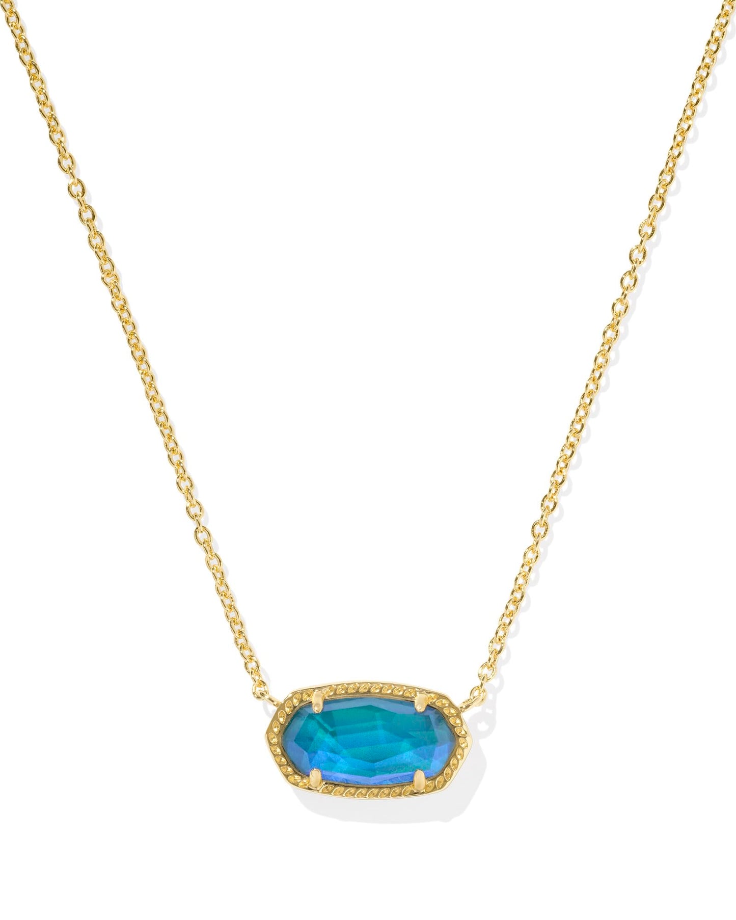 Kendra Scott Elisa Pendant Necklace - 14k Gold Plated Delicate Fashion Jewelry for Women