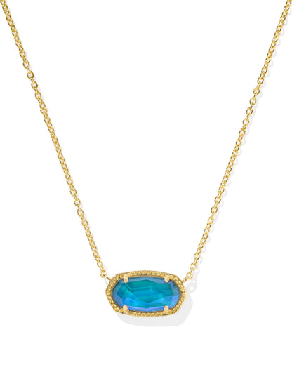Kendra Scott Elisa Pendant Necklace - 14k Gold Plated Delicate Fashion Jewelry for Women