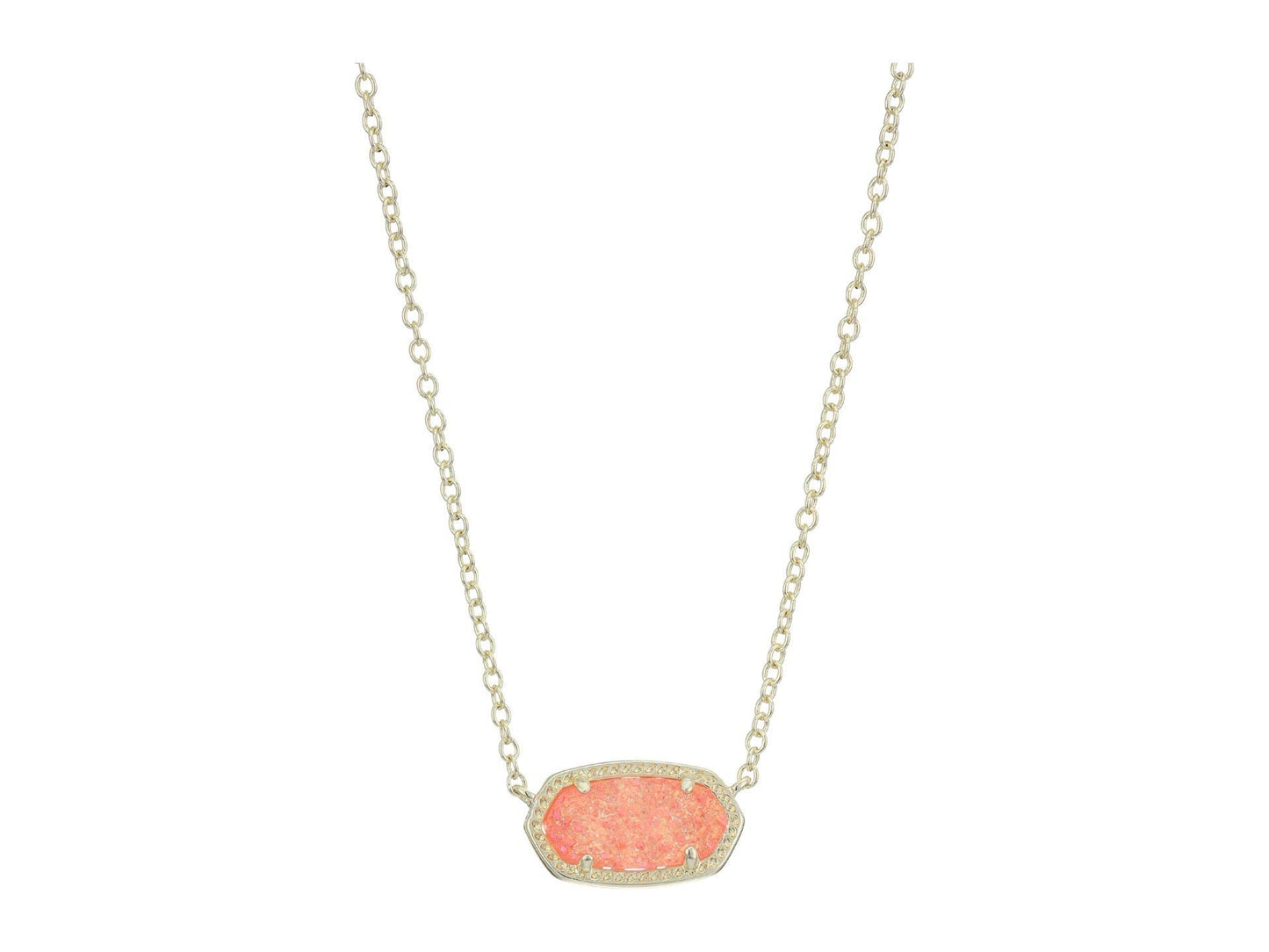 Kendra Scott Elisa Pendant Necklace - 14k Gold Plated Delicate Fashion Jewelry for Women