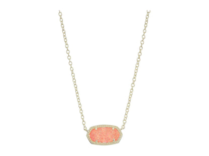 Kendra Scott Elisa Pendant Necklace - 14k Gold Plated Delicate Fashion Jewelry for Women