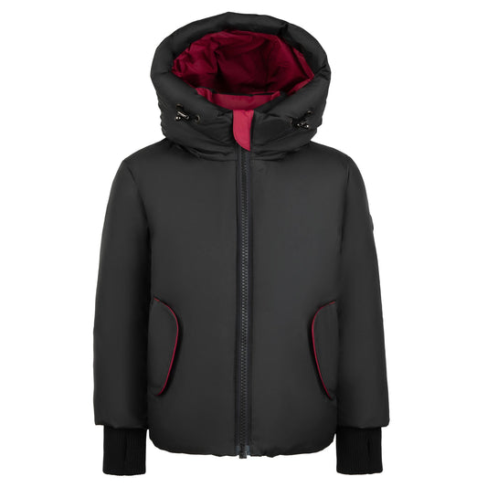 Pramie Red Contrast Jacket | Bold, Warm & Stylish Outerwear for Kids 18M-16Y