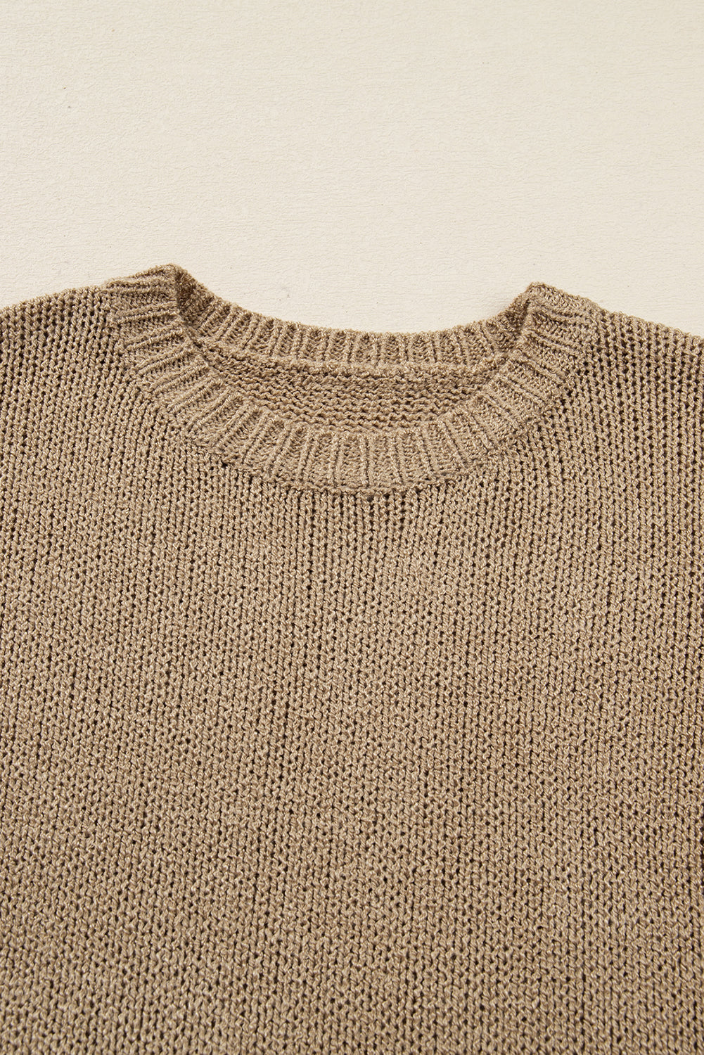 Green Oversize Drop Shoulder Slouchy Sweater Dress