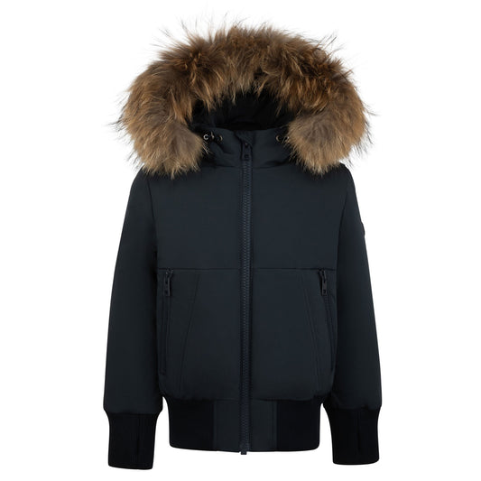 Pramie Boys Matte Navy Jacket | Stylish, Warm & Comfortable Outerwear 4-14