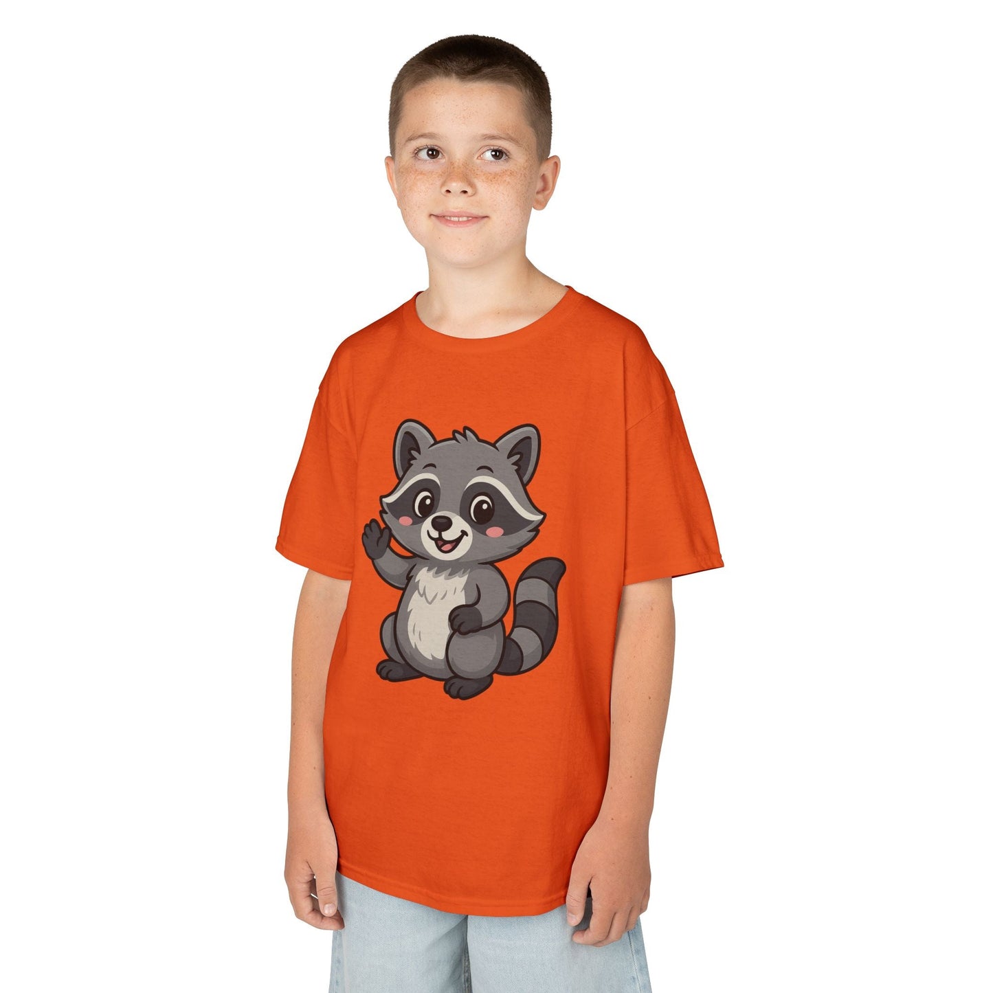 Cute Raccoon Kids T-Shirt, Fun Animal Graphic Tee for Boys and Girls, Birthday Gift, Playful Party Wear, Everyday Casual Shirt, Nature [...]
