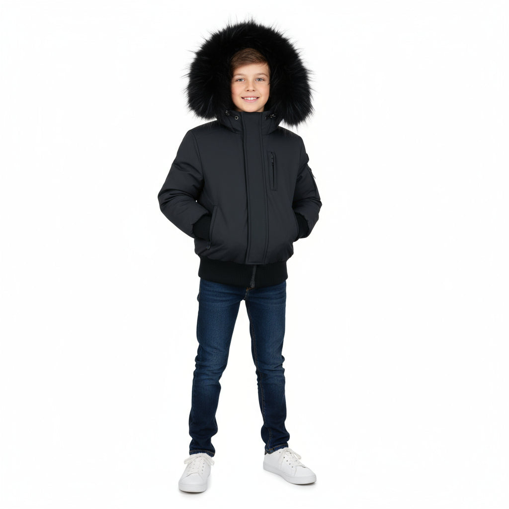 Pramie Navy Boys Jacket (2–16Y) | Classic Kids’ Outerwear