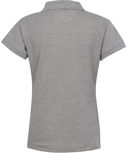 Girls Short Sleeve Pique Polo Shirt