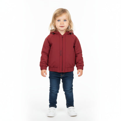 Pramie Red Ribbon Fall Jacket | Chic, Warm & Stylish Seasonal Wear 18M-8