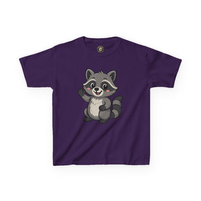 Cute Raccoon Kids T-Shirt, Fun Animal Graphic Tee for Boys and Girls, Birthday Gift, Playful Party Wear, Everyday Casual Shirt, Nature [...]