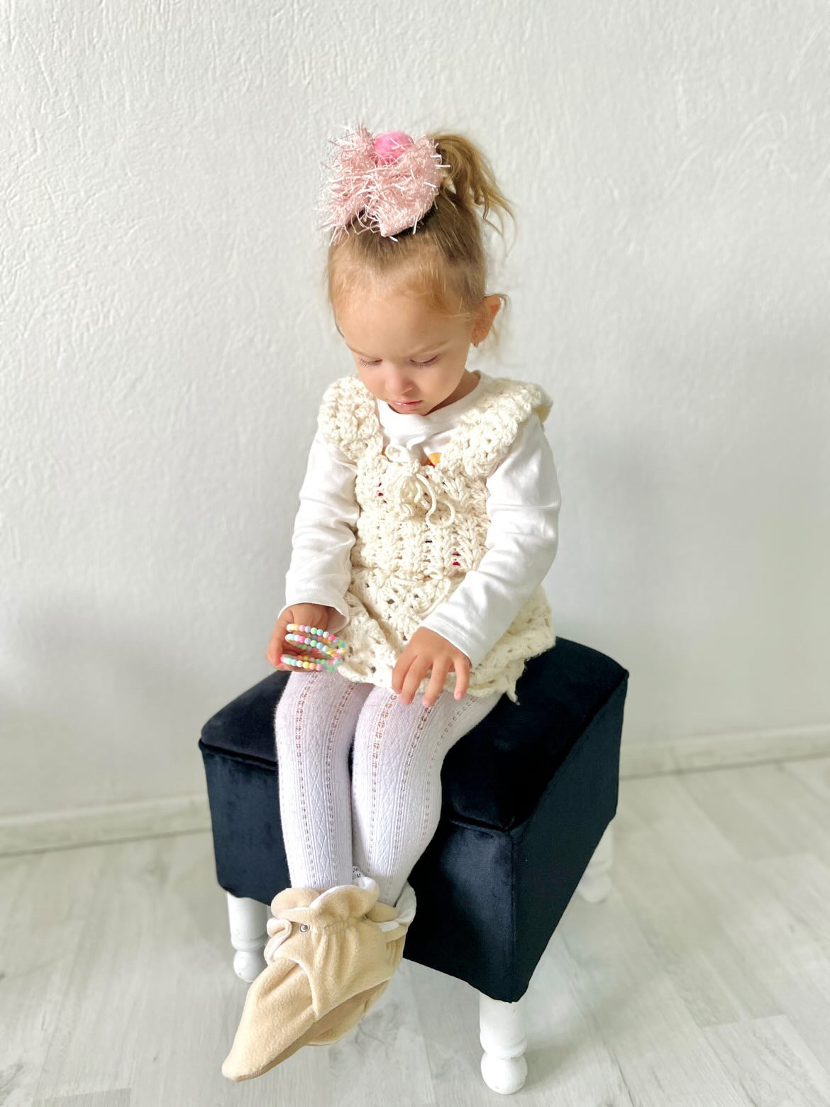 Organic Baby Booties, Newborn Booties Basic, Beige