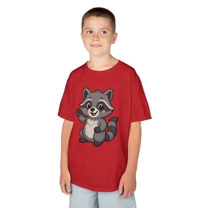 Cute Raccoon Kids T-Shirt, Fun Animal Graphic Tee for Boys and Girls, Birthday Gift, Playful Party Wear, Everyday Casual Shirt, Nature [...]