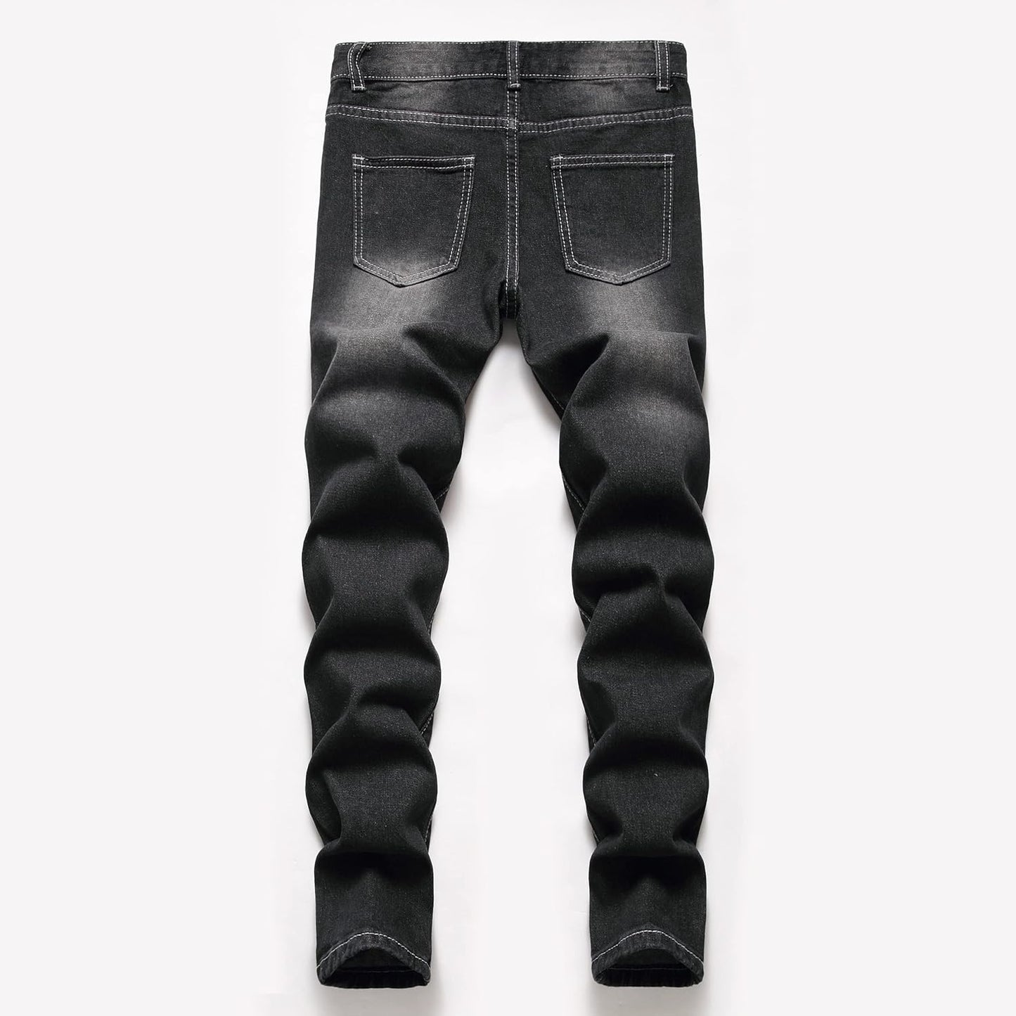 FREDD MARSHALL Boy's Skinny Fit Ripped Destroyed Distressed Fashion Kids Denim Jeans Pants