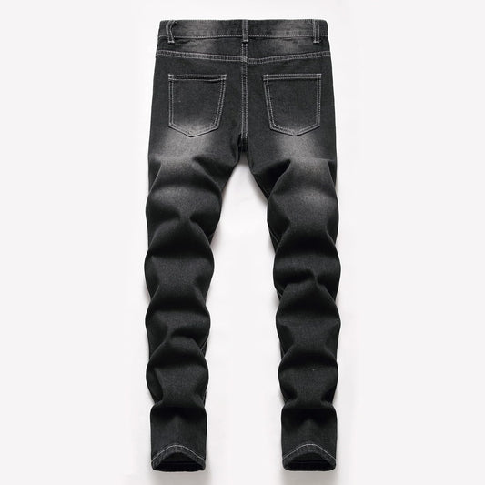 FREDD MARSHALL Boy's Skinny Fit Ripped Destroyed Distressed Fashion Kids Denim Jeans Pants