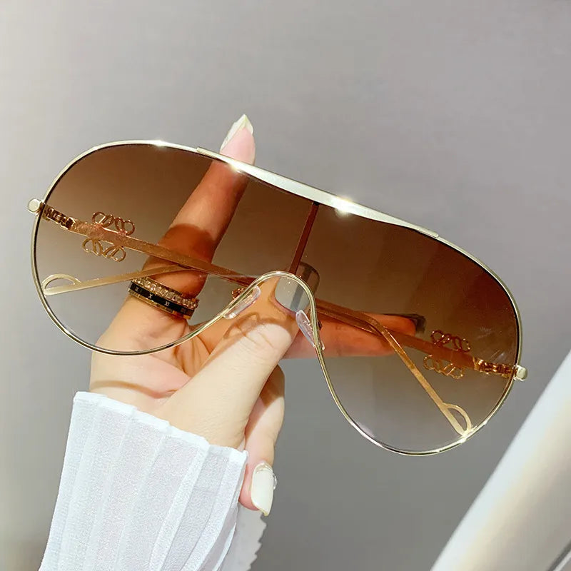 Gradient Aviator Sunglasses