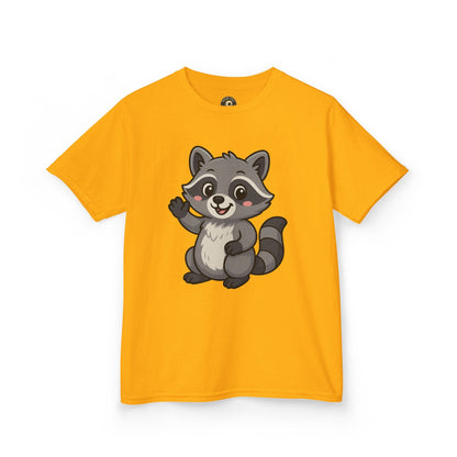 Cute Raccoon Kids T-Shirt, Fun Animal Graphic Tee for Boys and Girls, Birthday Gift, Playful Party Wear, Everyday Casual Shirt, Nature [...]