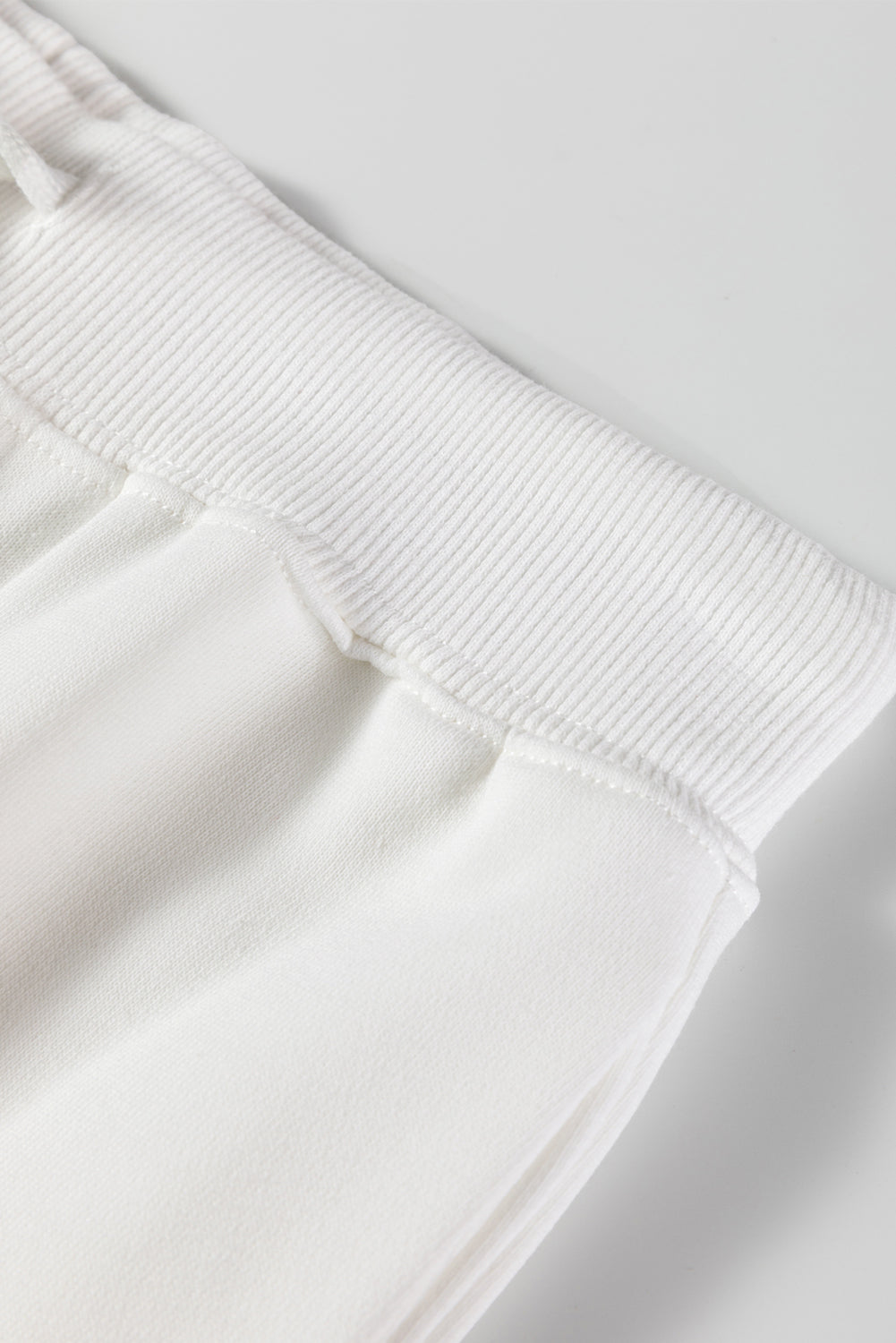 Black Striped Drop Shoulder Round Neck Pullover and Jogger Pants Active Outfit