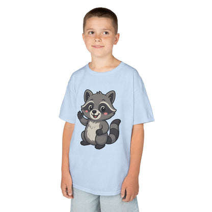 Cute Raccoon Kids T-Shirt, Fun Animal Graphic Tee for Boys and Girls, Birthday Gift, Playful Party Wear, Everyday Casual Shirt, Nature [...]