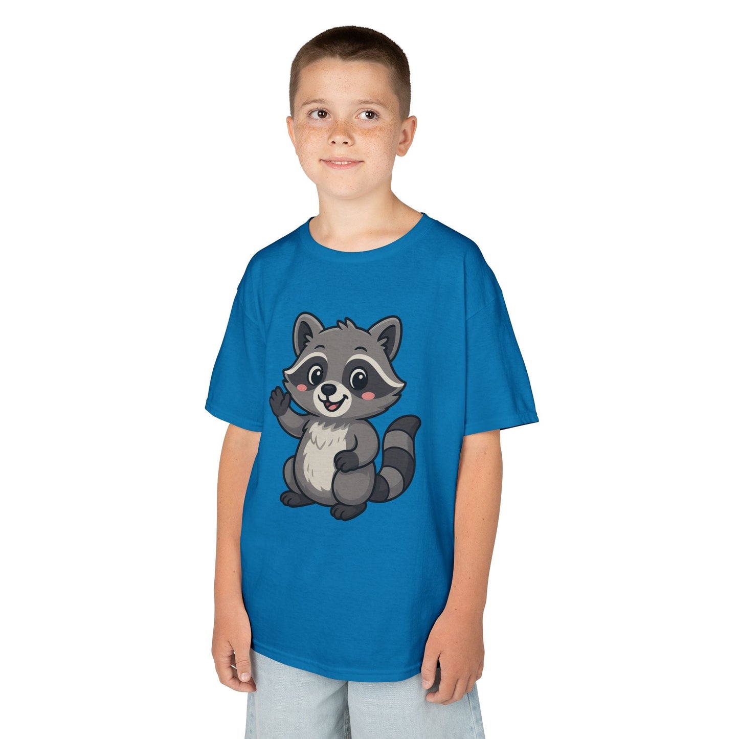 Cute Raccoon Kids T-Shirt, Fun Animal Graphic Tee for Boys and Girls, Birthday Gift, Playful Party Wear, Everyday Casual Shirt, Nature [...]