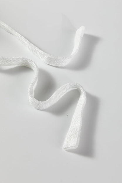 Black Striped Drop Shoulder Round Neck Pullover and Jogger Pants Active Outfit