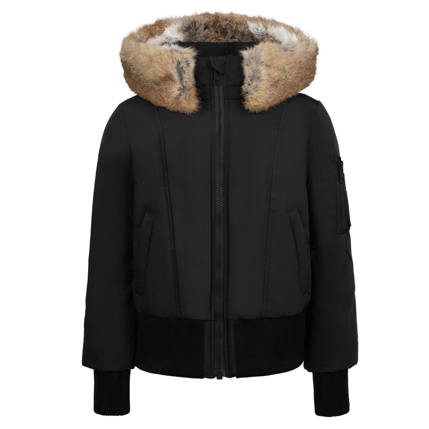 Pramie Brown Rabbit Girls Jacket 14–22 | Stylish Faux Fur Winter Coat