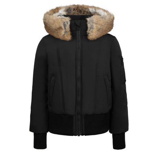 Pramie Brown Rabbit Girls Jacket 14–22 | Stylish Faux Fur Winter Coat