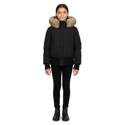 Pramie Brown Rabbit Girls Jacket 14–22 | Stylish Faux Fur Winter Coat