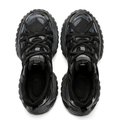 S8888 Black Tire Sneakers