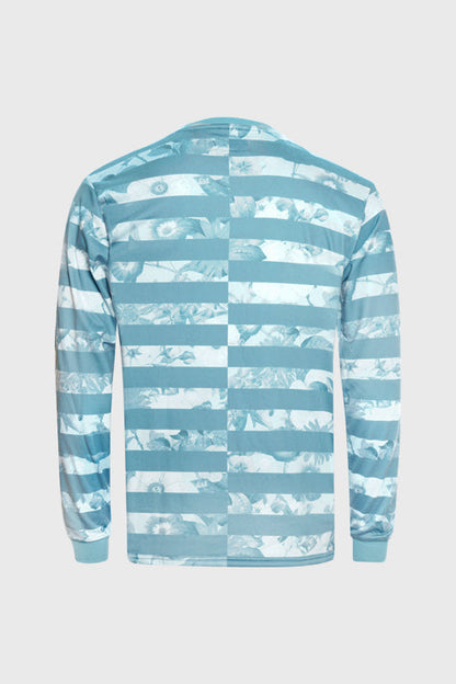 Flower Era Striped Pullover Crewneck