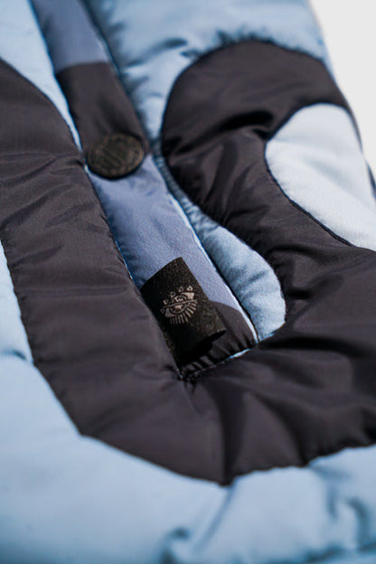 Camouflage Shearling Puffer Jacket