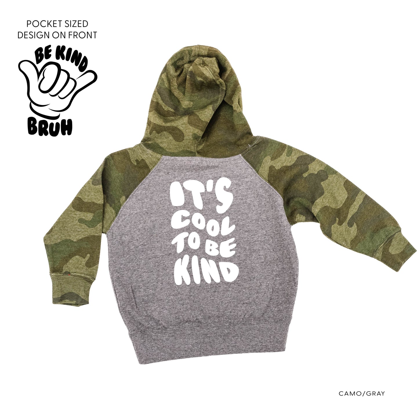 Be Kind Bruh - It's Cool to Be Kind (pf & b) - Child HOODIE