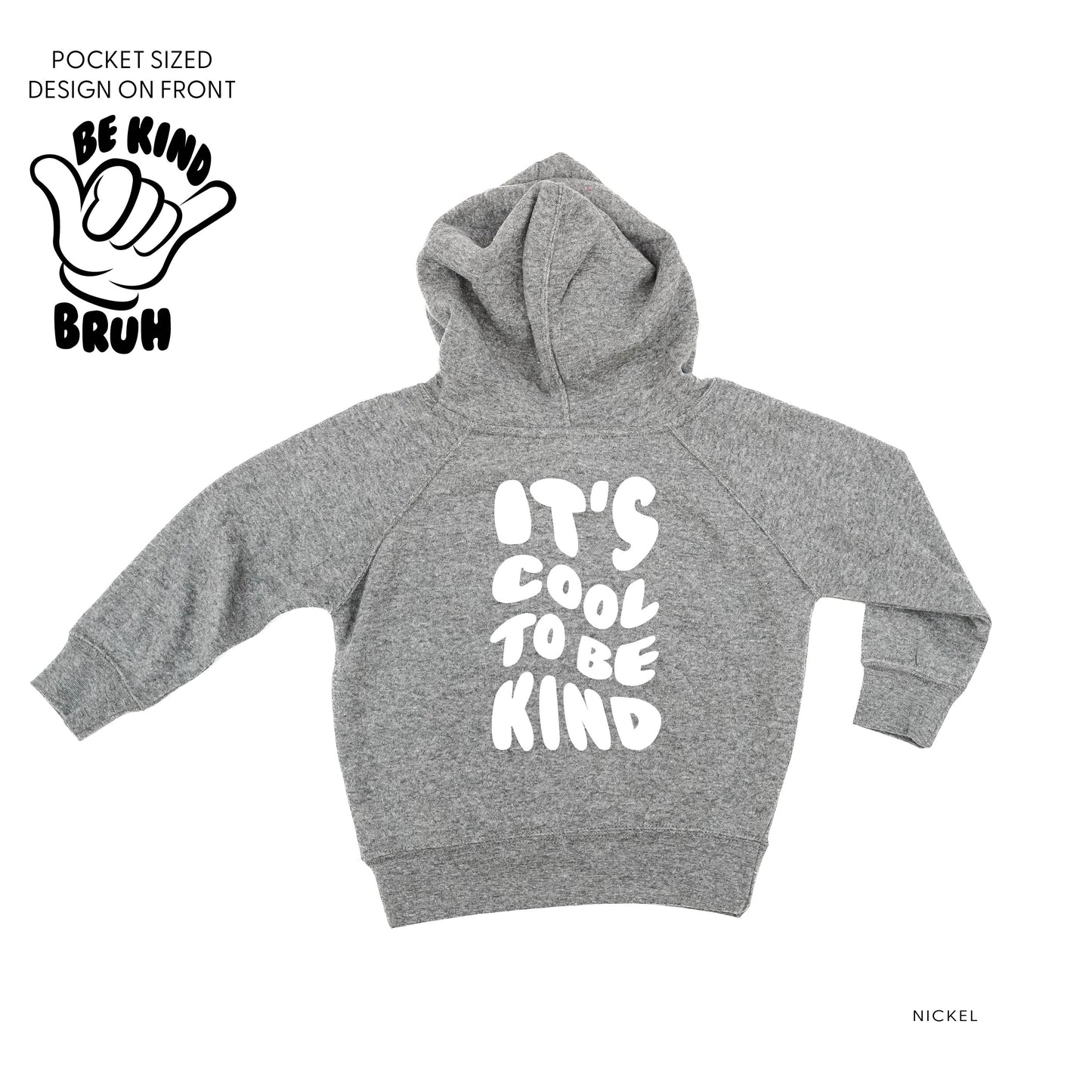 Be Kind Bruh - It's Cool to Be Kind (pf & b) - Child HOODIE