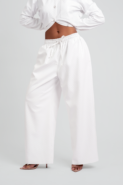 Celeste Vegan Quilted Leather Pants