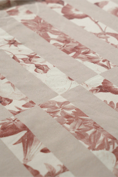 Flower Era Striped Pullover Crewneck