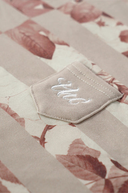 Flower Era Striped Pullover Crewneck